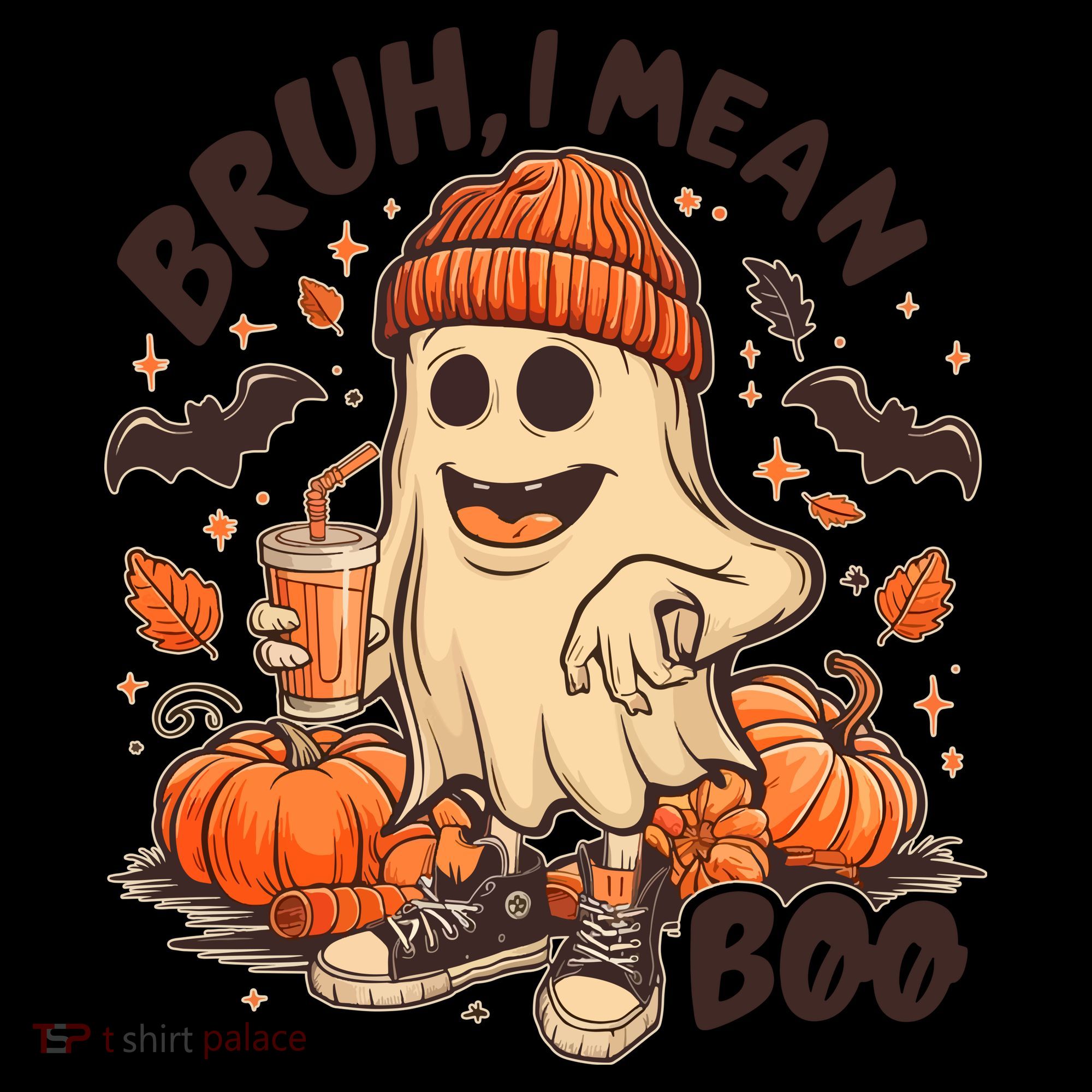 Funny Halloween Bruh I Mean Boo Ghost Coffee Mug