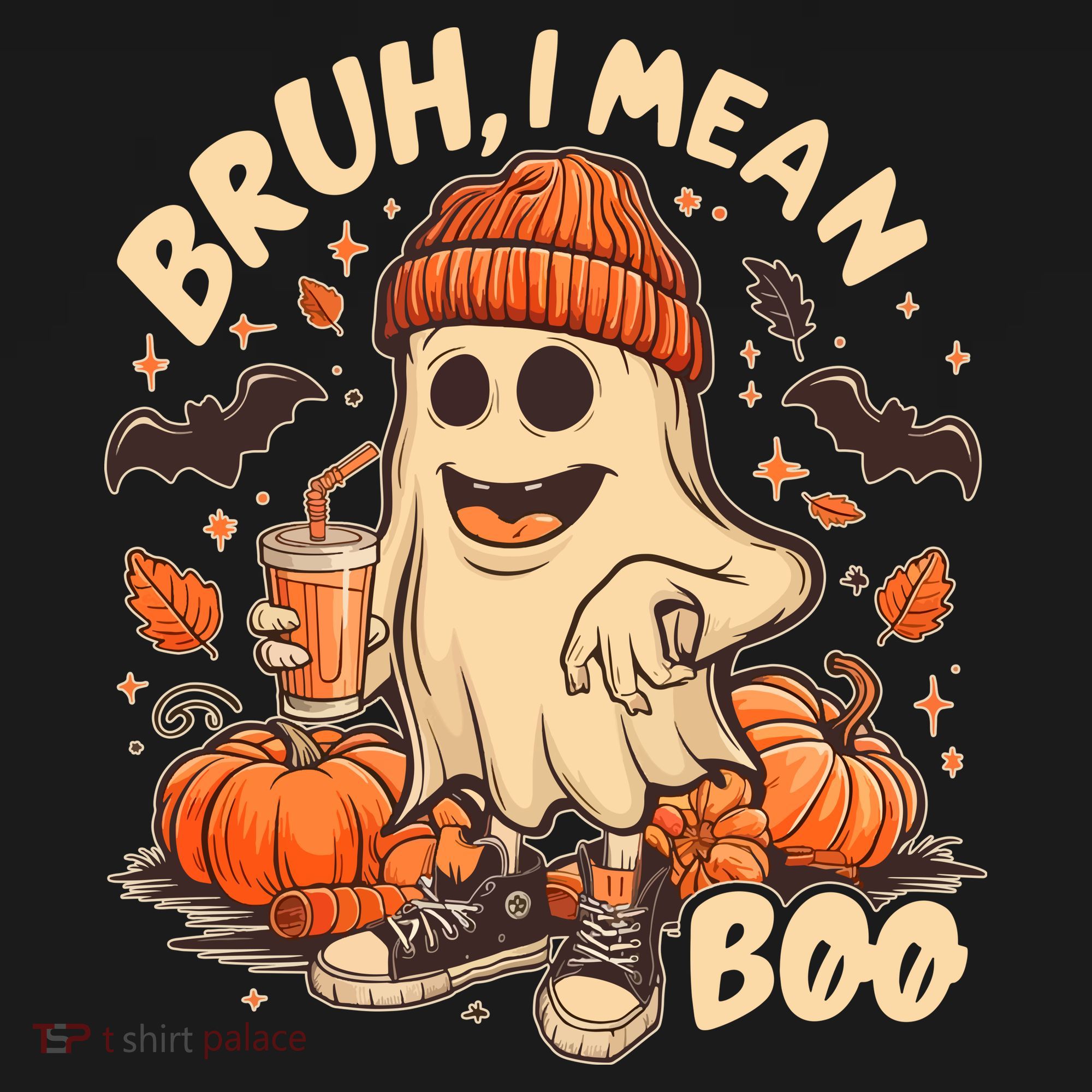 Funny Halloween Bruh I Mean Boo Ghost Women's Tank Top