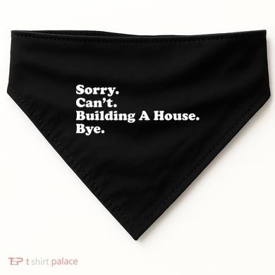 Funny Home Builder Carpenter Contractor Construction Gift Funny Gift USA-Made Doggie Bandana
