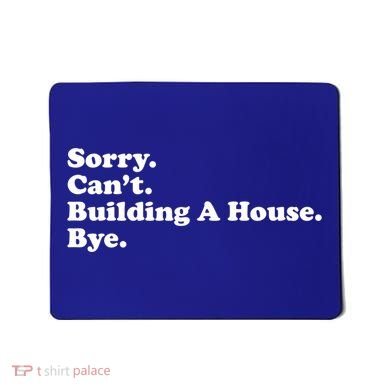 Funny Home Builder Carpenter Contractor Construction Gift Funny Gift Mousepad