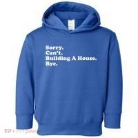 Funny Home Builder Carpenter Contractor Construction Gift Funny Gift Toddler Hoodie thumb 0