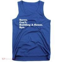 Funny Home Builder Carpenter Contractor Construction Gift Funny Gift Tank Top thumb 0