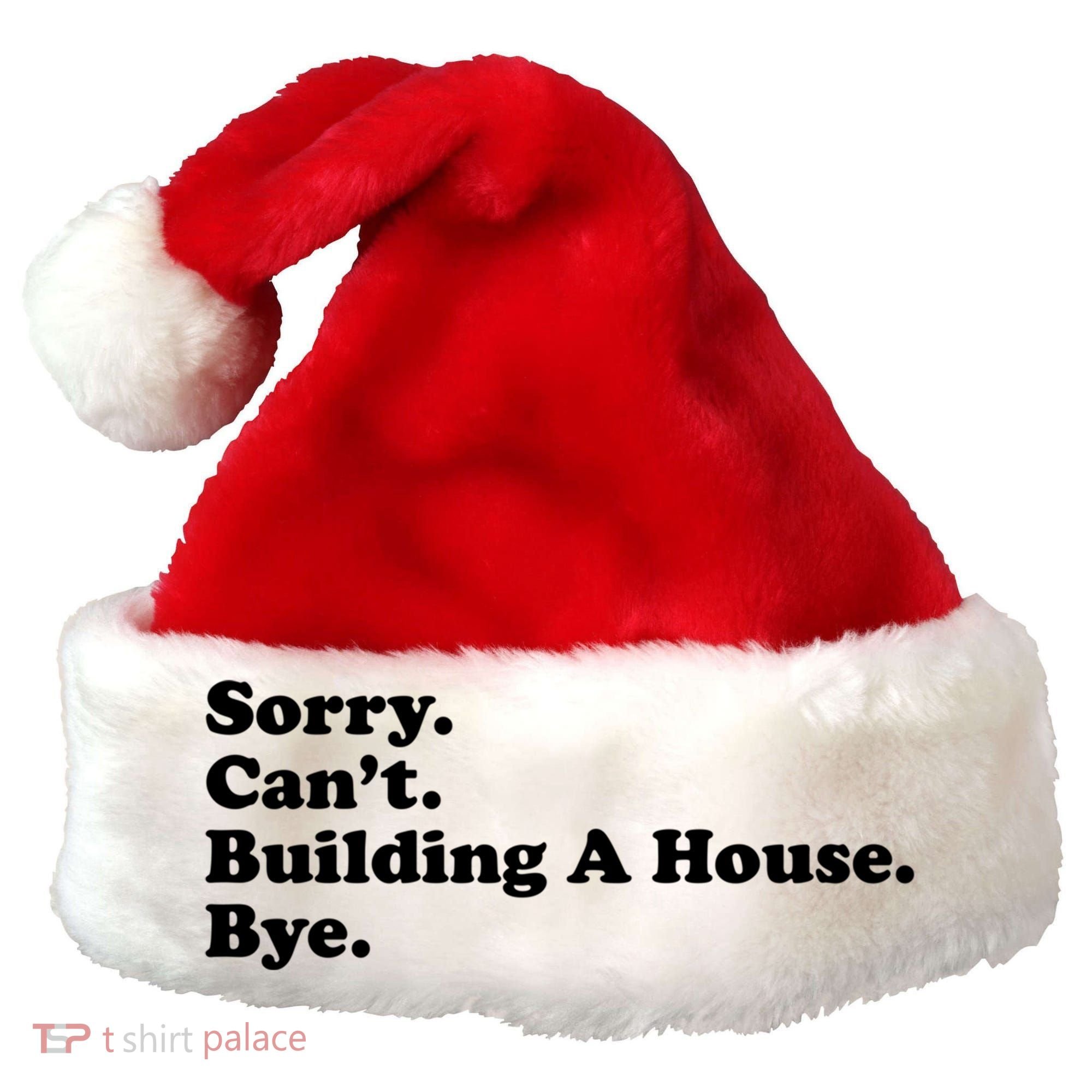 Funny Home Builder Carpenter Contractor Construction Gift Funny Gift Santa Hat