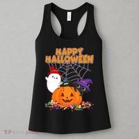 Funny Halloween, Cute Halloween, Cute Happy Halloween Friends Women's Tank Top thumb 3