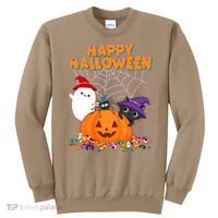 Funny Halloween, Cute Halloween, Cute Happy Halloween Friends Sweatshirt thumb 0