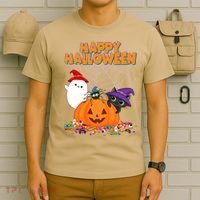 Funny Halloween, Cute Halloween, Cute Happy Halloween Friends T-Shirt thumb 6
