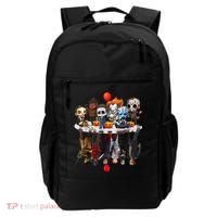 Funny Halloween, Cute Halloween, Cute Horror Movie Chibi Character Water Reflect Backpack thumb 0