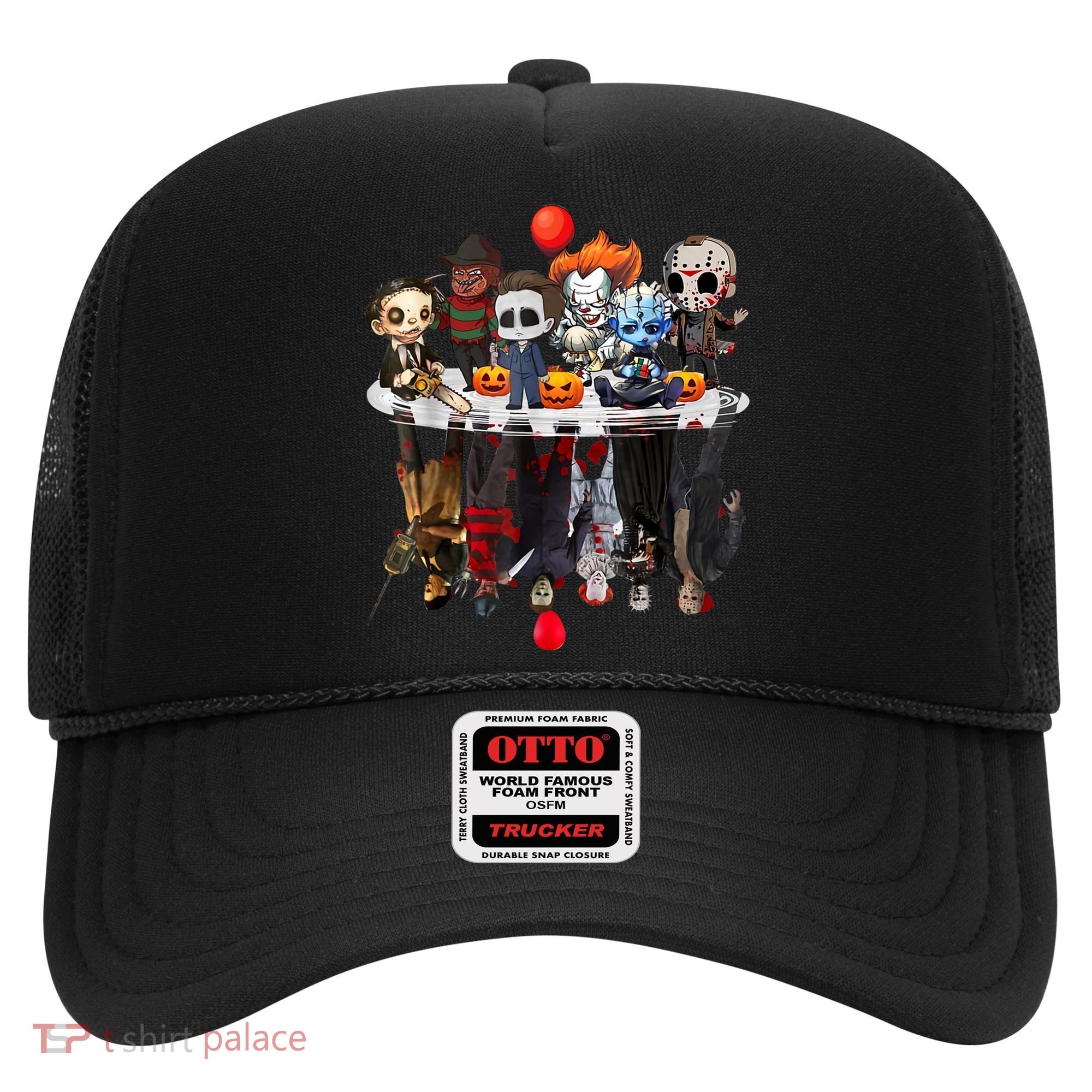 Funny Halloween, Cute Halloween, Cute Horror Movie Chibi Character Water Reflect Hat