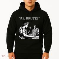 Funny History Caesar And Brutus Board Game Meme Hoodie thumb 2