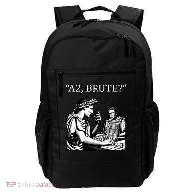 Funny History Caesar And Brutus Board Game Meme Backpack