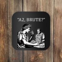 Funny History Caesar And Brutus Board Game Meme Coaster thumb 0