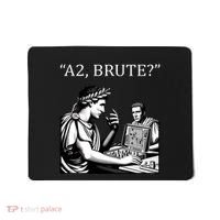 Funny History Caesar And Brutus Board Game Meme Mousepad thumb 0