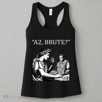 Funny History Caesar And Brutus Board Game Meme Women's Tank Top thumb 3