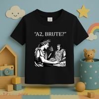 Funny History Caesar And Brutus Board Game Meme Toddler T-Shirt thumb 3