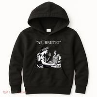 Funny History Caesar And Brutus Board Game Meme Kids Hoodie thumb 0