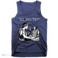 Funny History Caesar And Brutus Board Game Meme Tank Top thumb 0