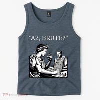 Funny History Caesar And Brutus Board Game Meme Tank Top thumb 2