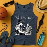 Funny History Caesar And Brutus Board Game Meme Tank Top thumb 4