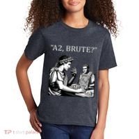 Funny History Caesar And Brutus Board Game Meme Kids T-Shirt thumb 2