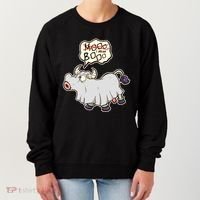 Funny Halloween Cow Moo I Mean Boo Women's Sweatshirt thumb 0