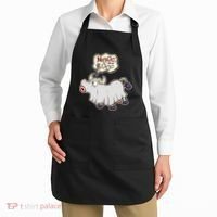 Funny Halloween Cow Moo I Mean Boo Apron thumb 2