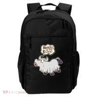 Funny Halloween Cow Moo I Mean Boo Backpack thumb 0