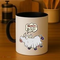Funny Halloween Cow Moo I Mean Boo Coffee Mug thumb 4