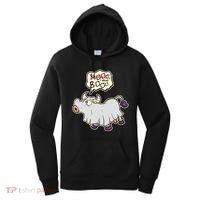 Funny Halloween Cow Moo I Mean Boo Women's Hoodie thumb 0