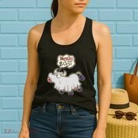 Funny Halloween Cow Moo I Mean Boo Women's Tank Top thumb 2