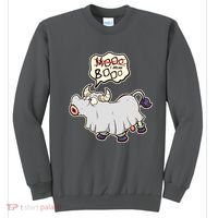 Funny Halloween Cow Moo I Mean Boo Sweatshirt thumb 0