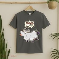 Funny Halloween Cow Moo I Mean Boo T-Shirt thumb 2