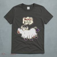 Funny Halloween Cow Moo I Mean Boo T-Shirt thumb 5