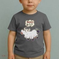 Funny Halloween Cow Moo I Mean Boo Toddler T-Shirt thumb 2