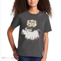 Funny Halloween Cow Moo I Mean Boo Kids T-Shirt thumb 2