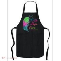 Faith Hope Cure Metastatic Breast Cancer Feather Apron thumb 0