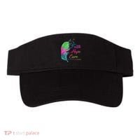 Faith Hope Cure Metastatic Breast Cancer Feather Visor thumb 0