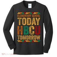 Future Hbcu College Elementary School Today Hbcu Tomorrow Kids Long Sleeve Shirt thumb 0