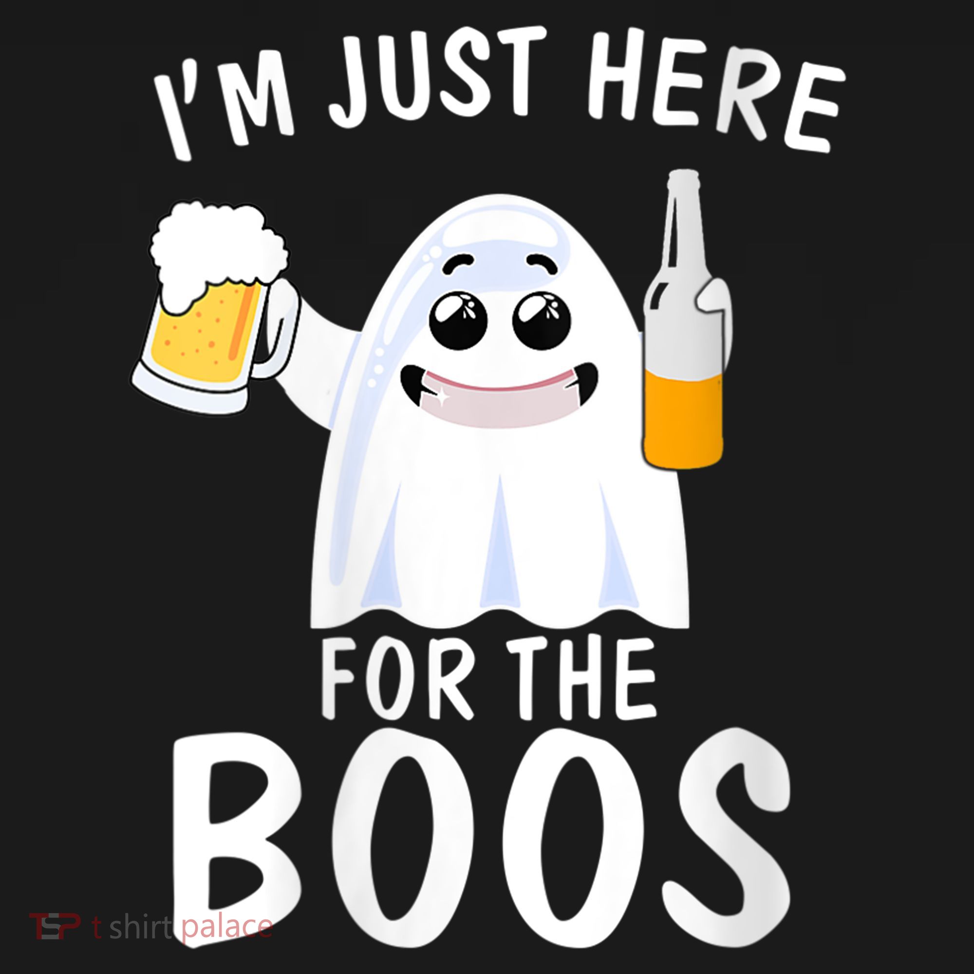 Funny Halloween, Cute Halloween, I'm Just Here For The Boos Costume Baby Bodysuit