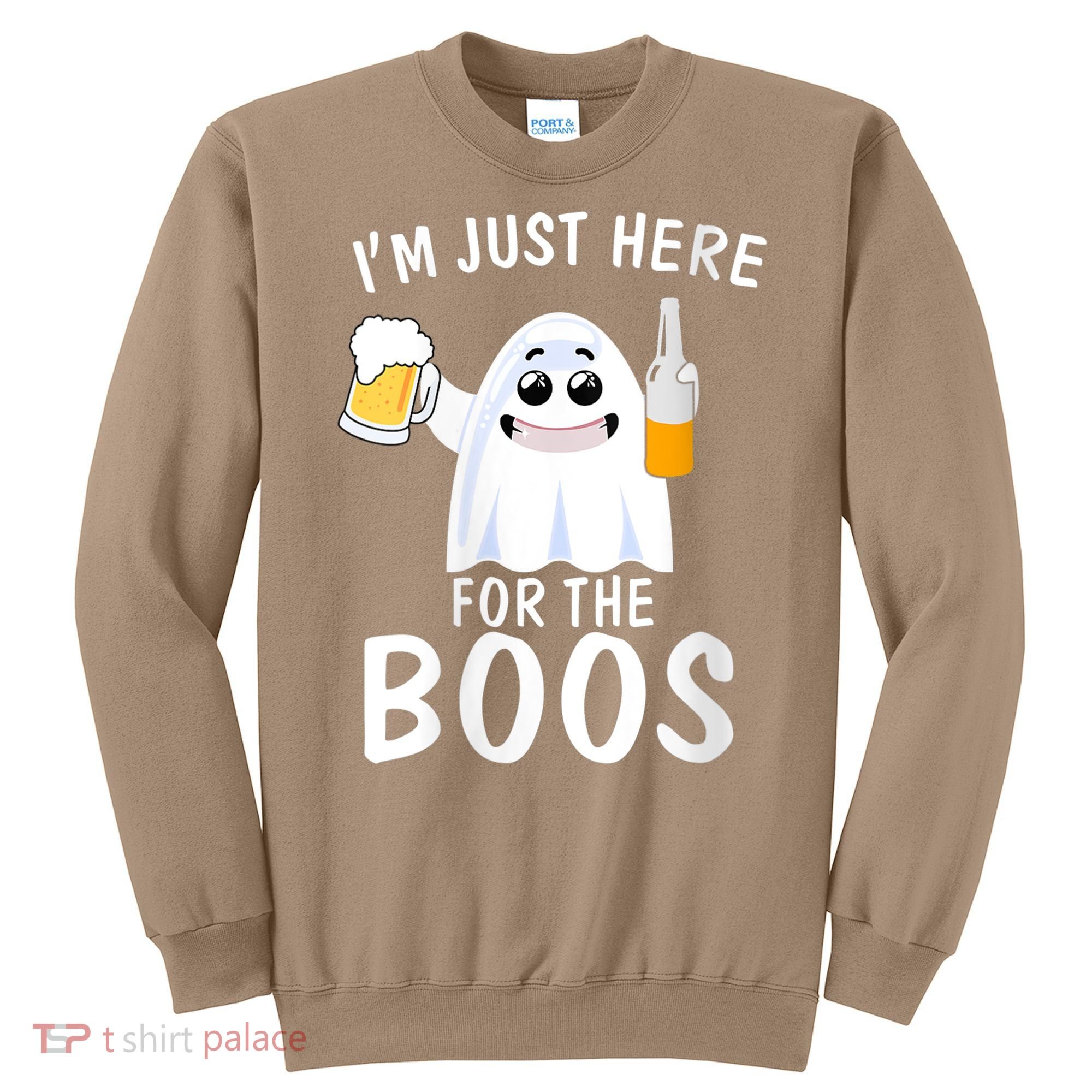 Funny Halloween, Cute Halloween, I'm Just Here For The Boos Costume Sweatshirt