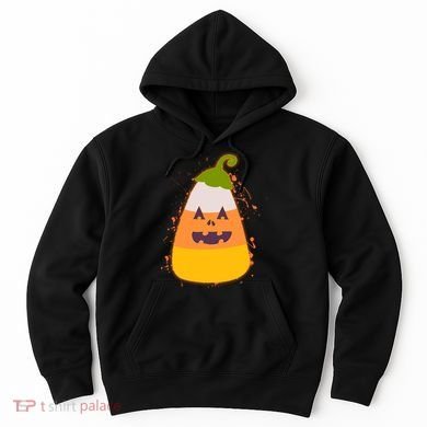 Funny Halloween Candy Corn Pumpkin Hoodie