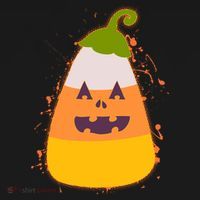 Funny Halloween Candy Corn Pumpkin Hoodie thumb 2