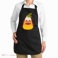 Funny Halloween Candy Corn Pumpkin Apron thumb 2