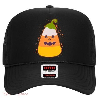 Funny Halloween Candy Corn Pumpkin Hat