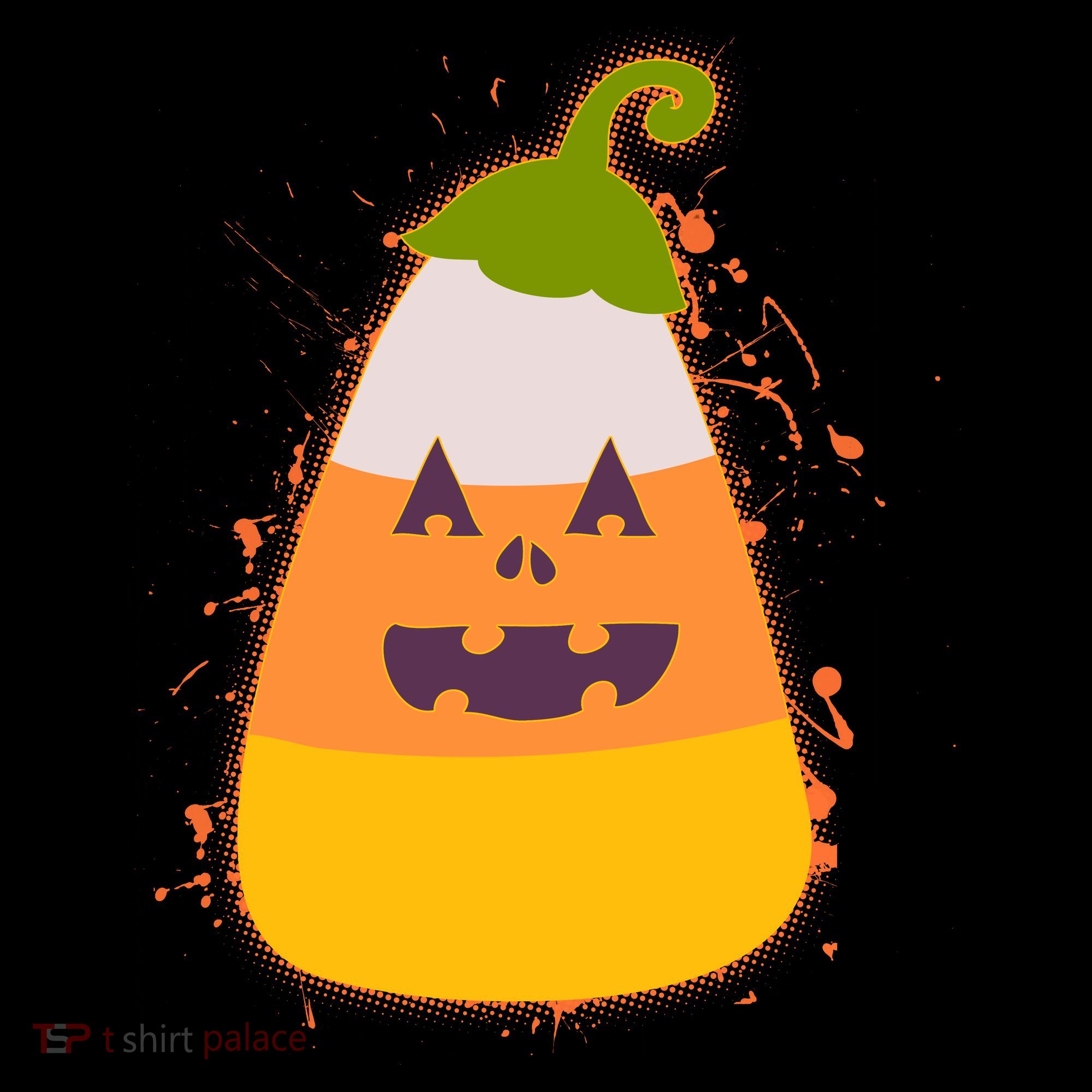 Funny Halloween Candy Corn Pumpkin Toddler Hoodie