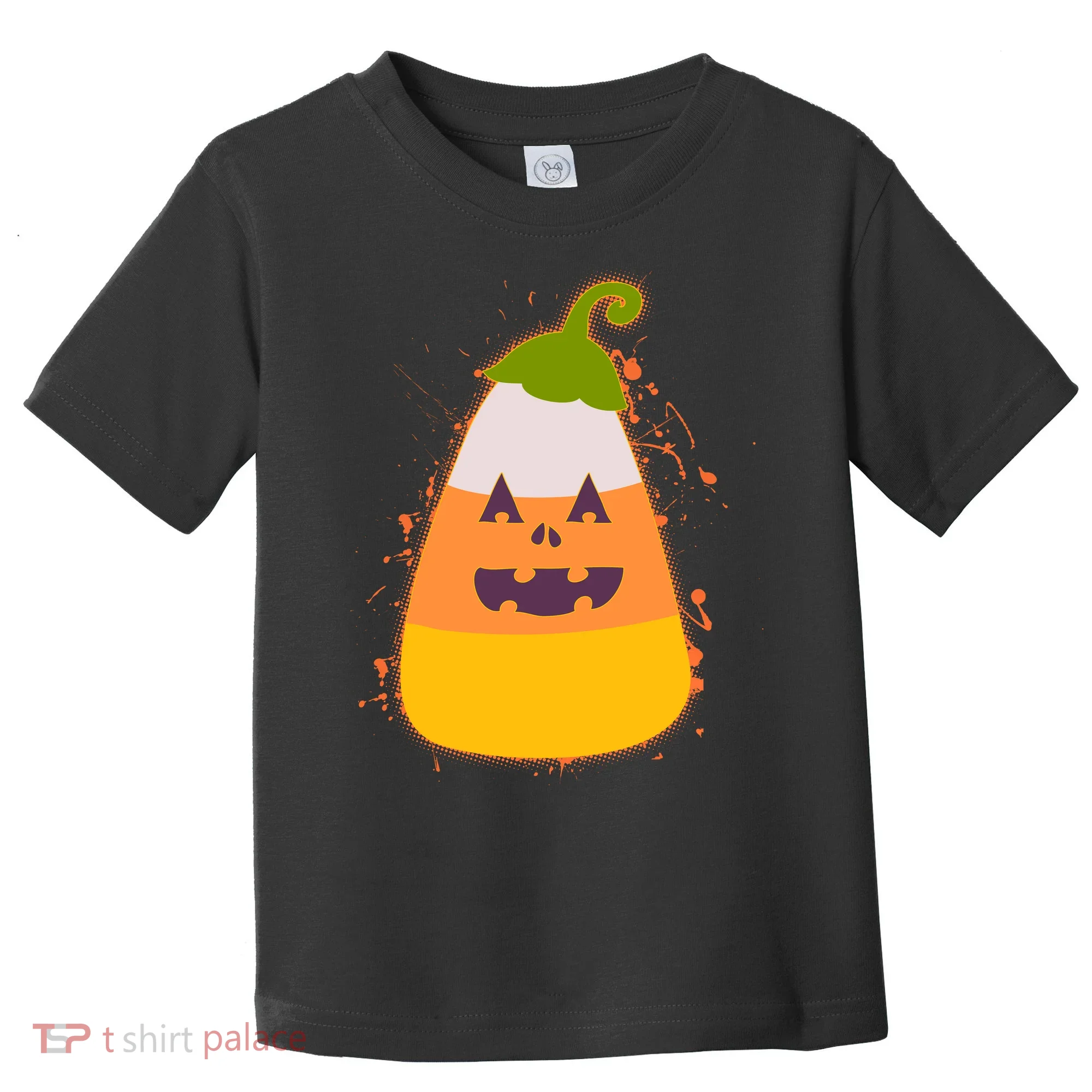 Funny Halloween Candy Corn Pumpkin Toddler T-Shirt