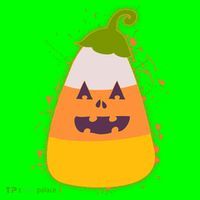 Funny Halloween Candy Corn Pumpkin T-Shirt thumb 7