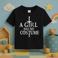 Funny Halloween, Cute Halloween, A Girl Has No Costume Toddler T-Shirt thumb 3
