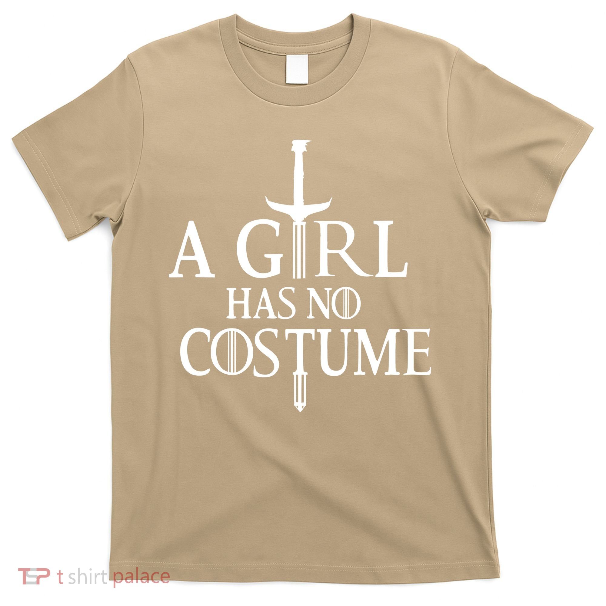 Funny Halloween, Cute Halloween, A Girl Has No Costume T-Shirt