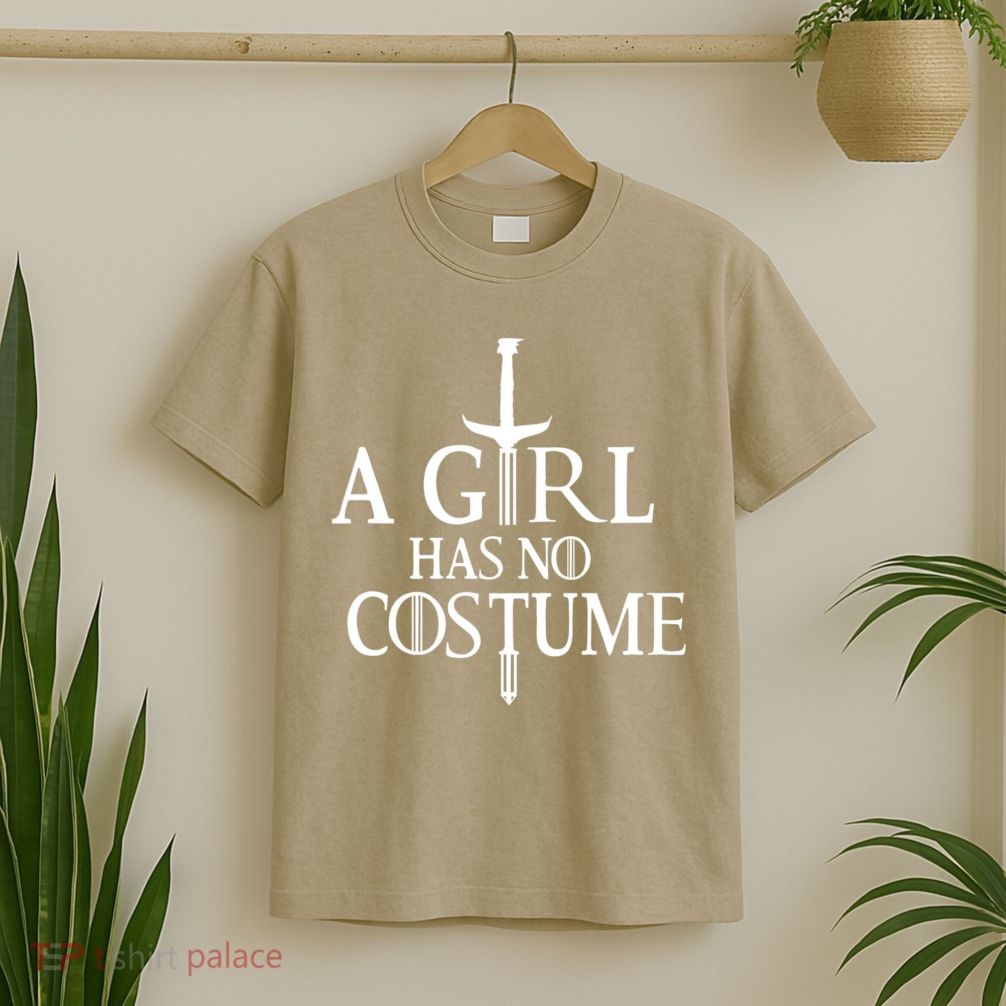 Funny Halloween, Cute Halloween, A Girl Has No Costume T-Shirt