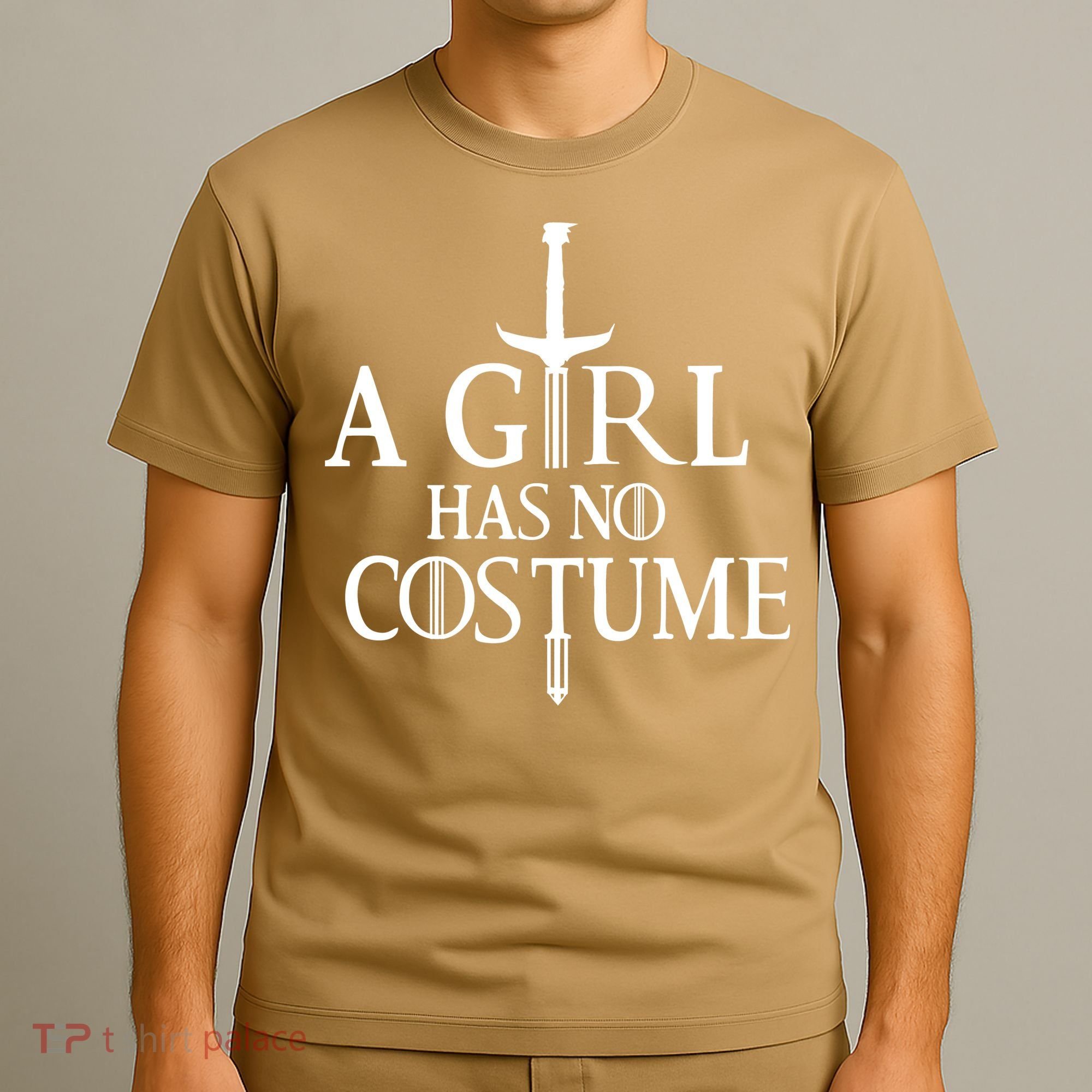 Funny Halloween, Cute Halloween, A Girl Has No Costume T-Shirt